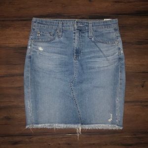 AG “Erin” denim skirt